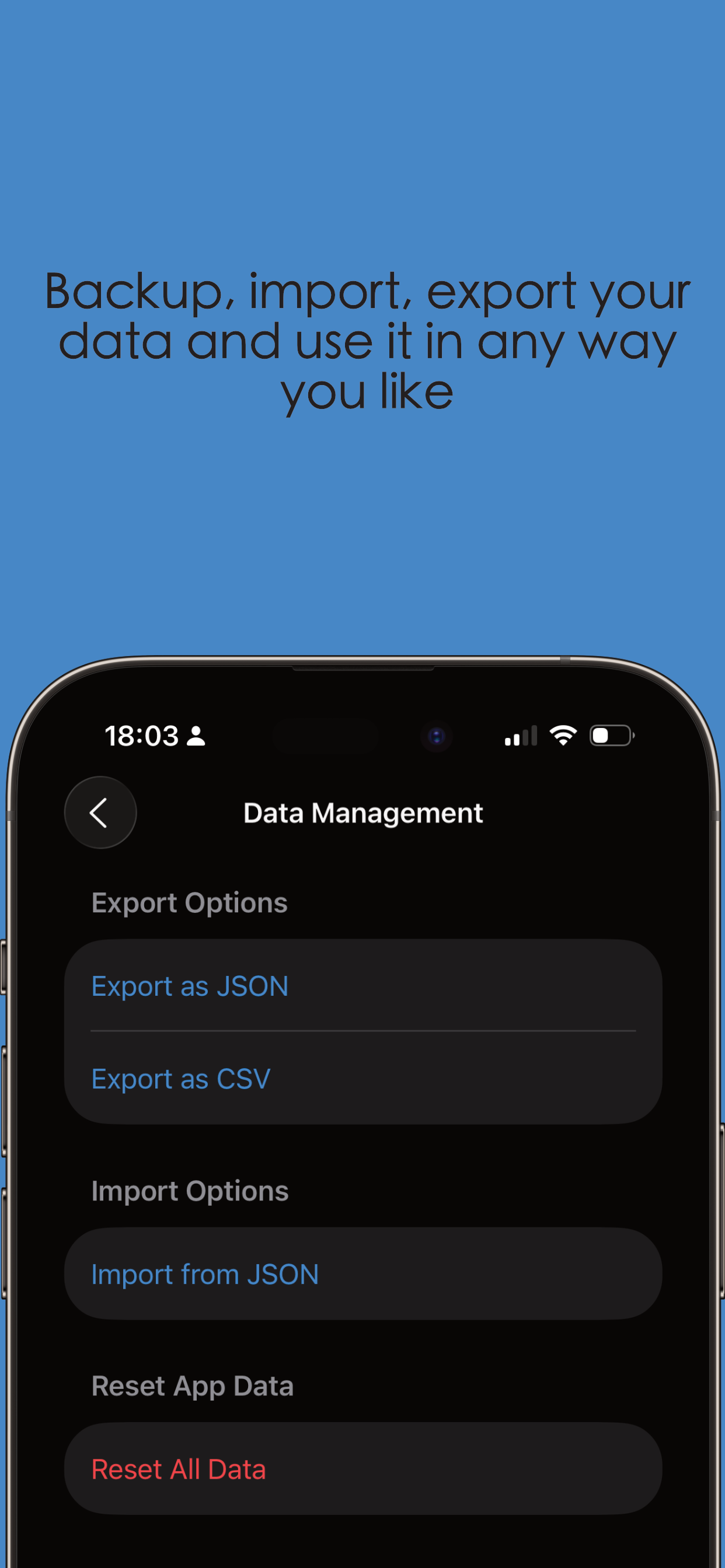 “Data Export”